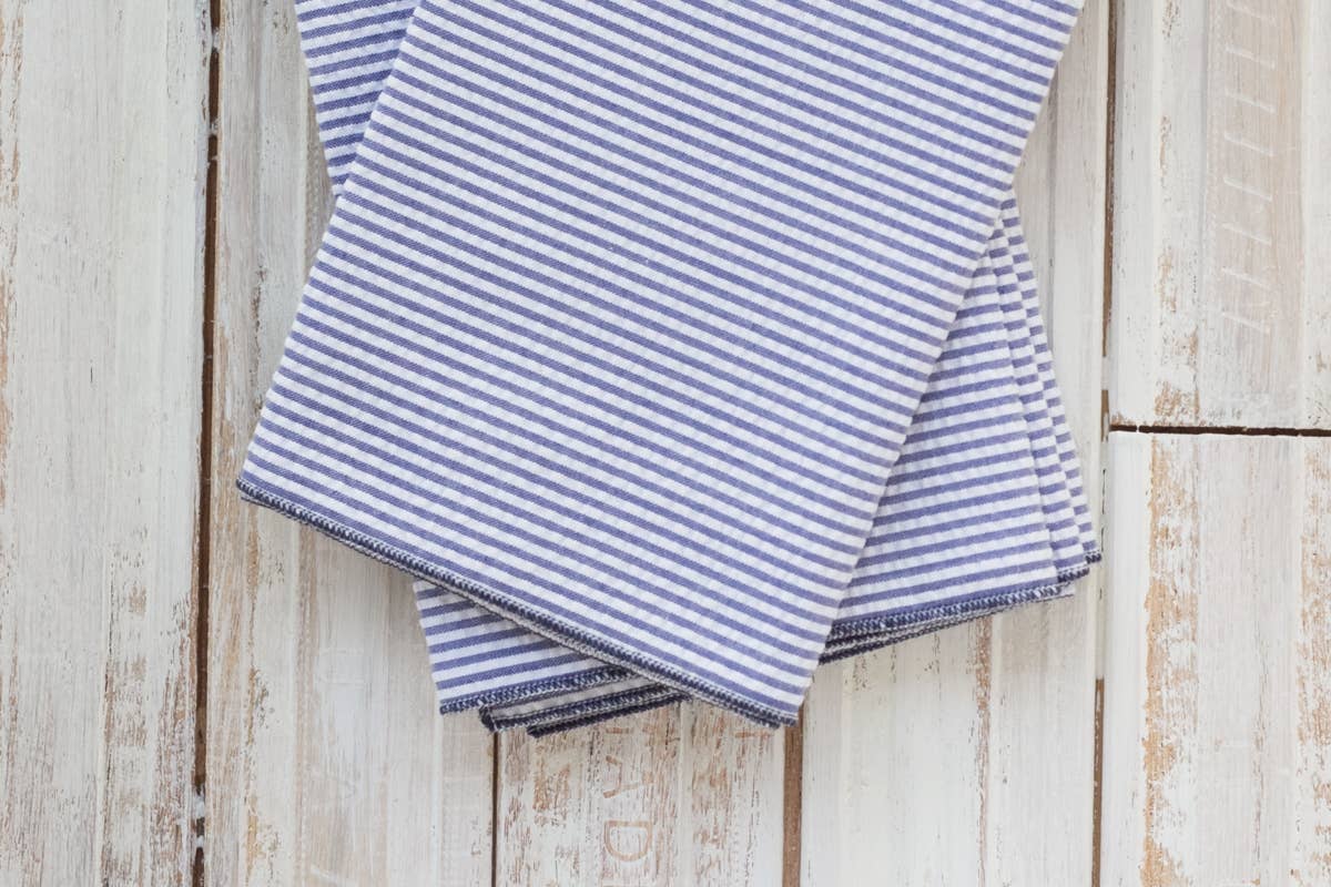 Seersucker Everyday Napkins, set of four: Green