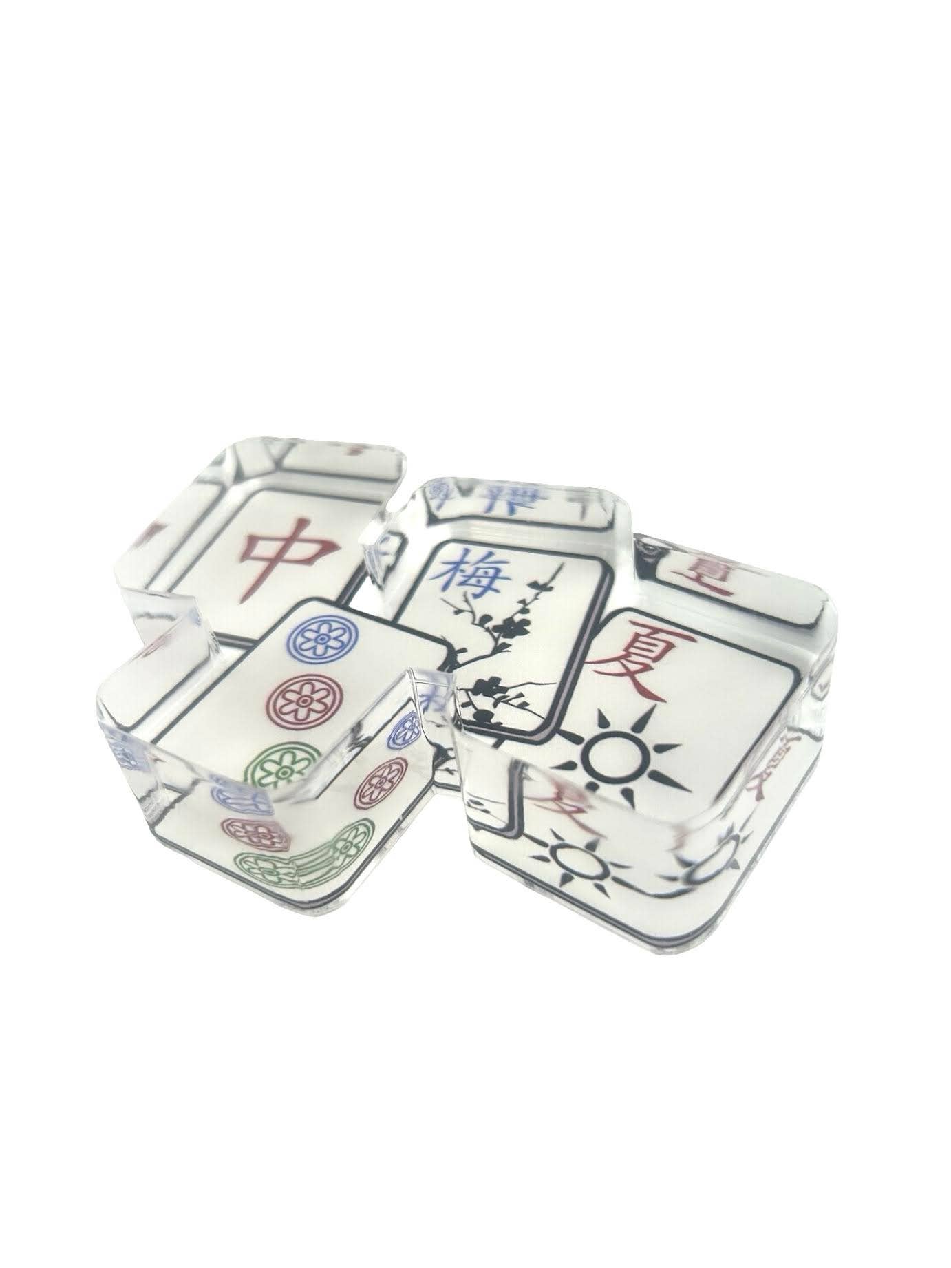 Acrylic Napkin Weight, Mahjong 4