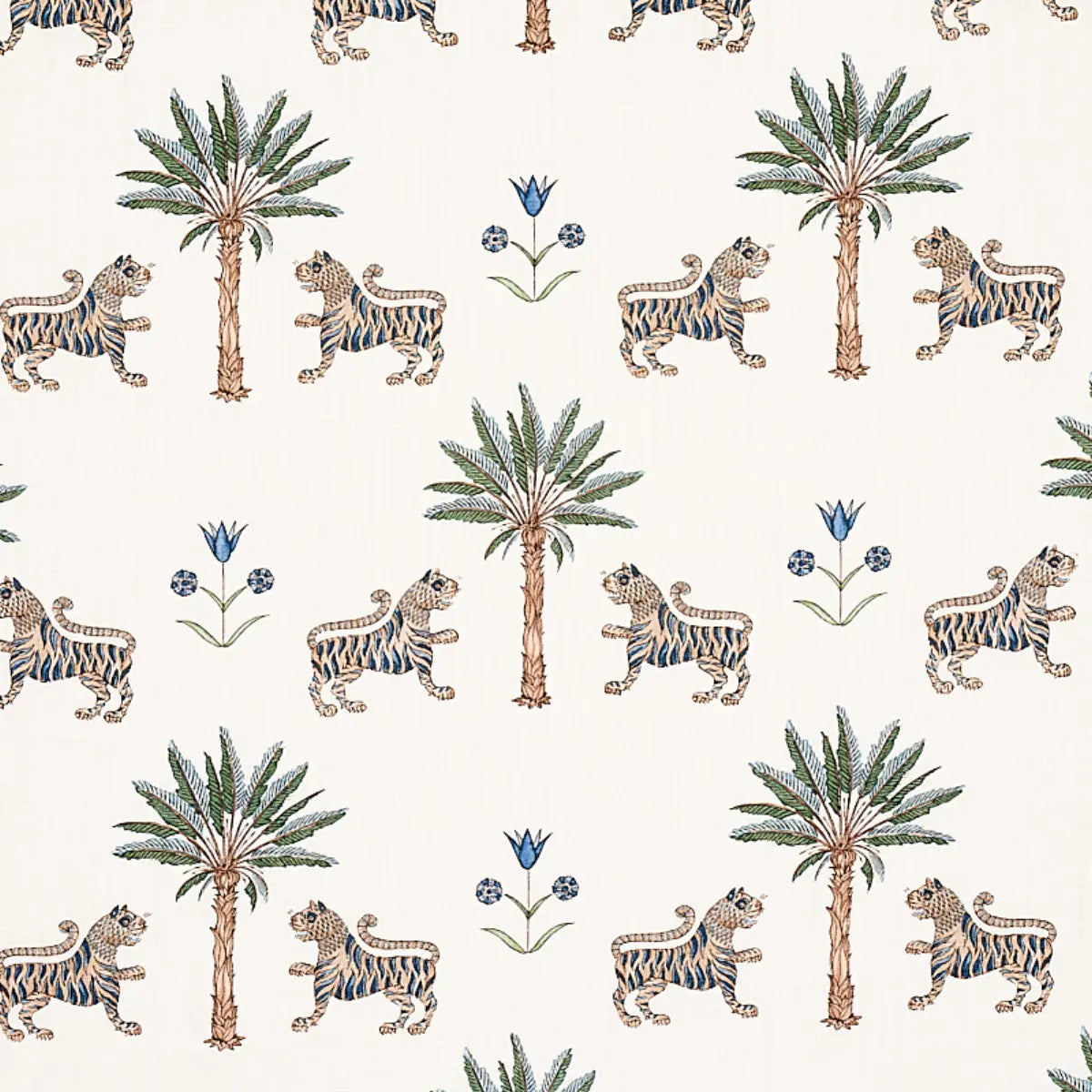 Tiger Palm Wallpaper / Delft