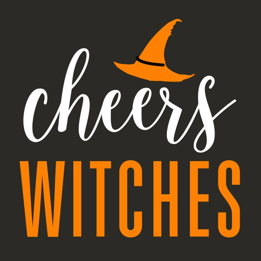 Funny Halloween Cocktail Napkins | Cheers Witches - 20ct