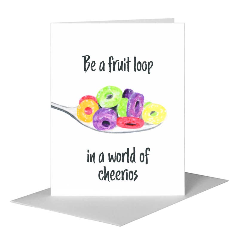 Fruit Loops, Greeting Card (8112A): EN Card