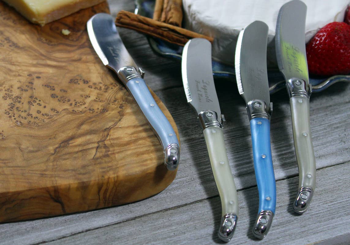 Laguiole 4-Piece Spreader Set with Two-Tone Handles
