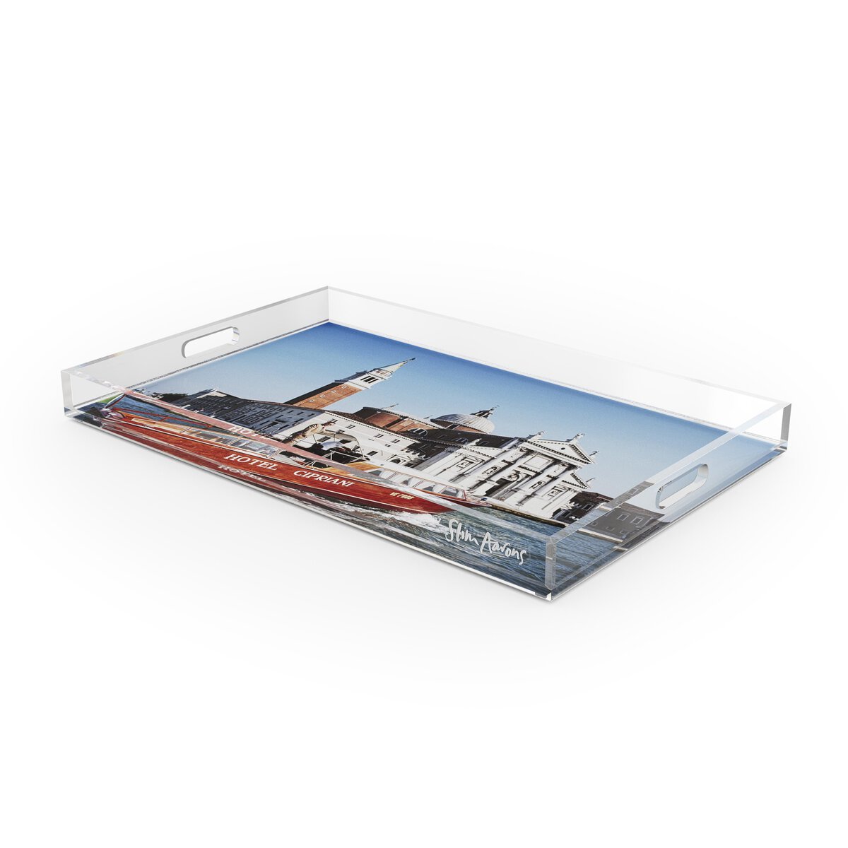 Natale Rusconi Tray by Slim Aarons