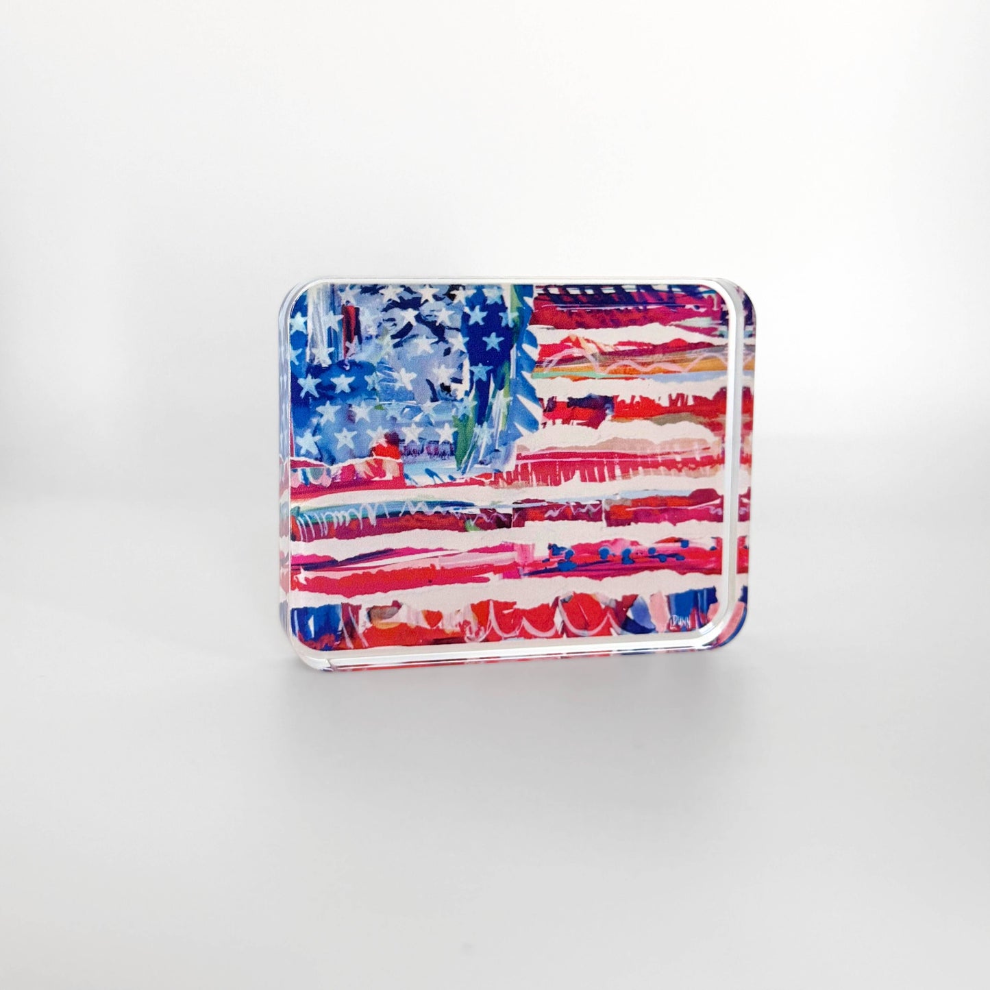 250th Old Glory Acrylic Flag: Large