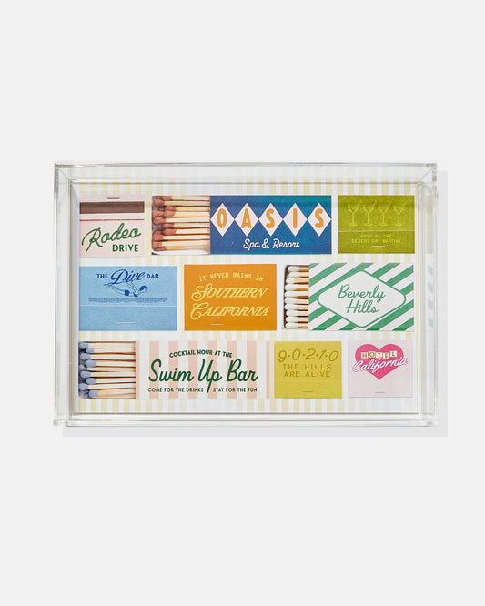 California Matchbook Small Tray