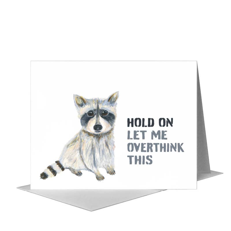 Raccoon Rocket Card