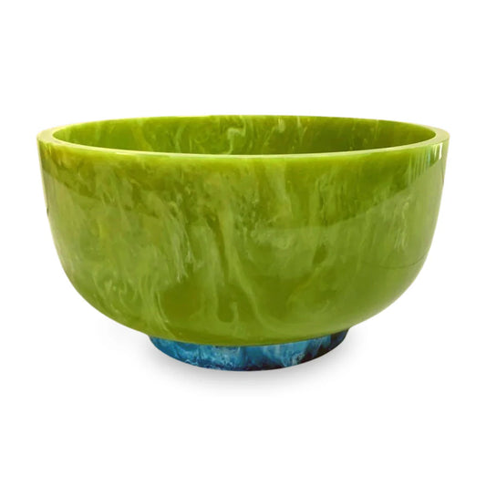 Resin Rio Large Bowl / Green & Blue