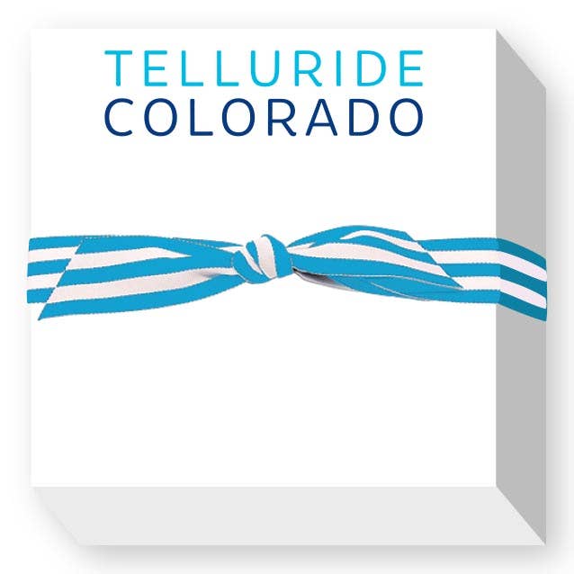 CITY AND STATE CHUBBIE NOTEPAD 23: TURQUOISE