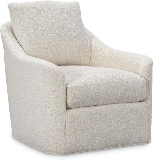 Barrie Swivel Chair - Frond Sky