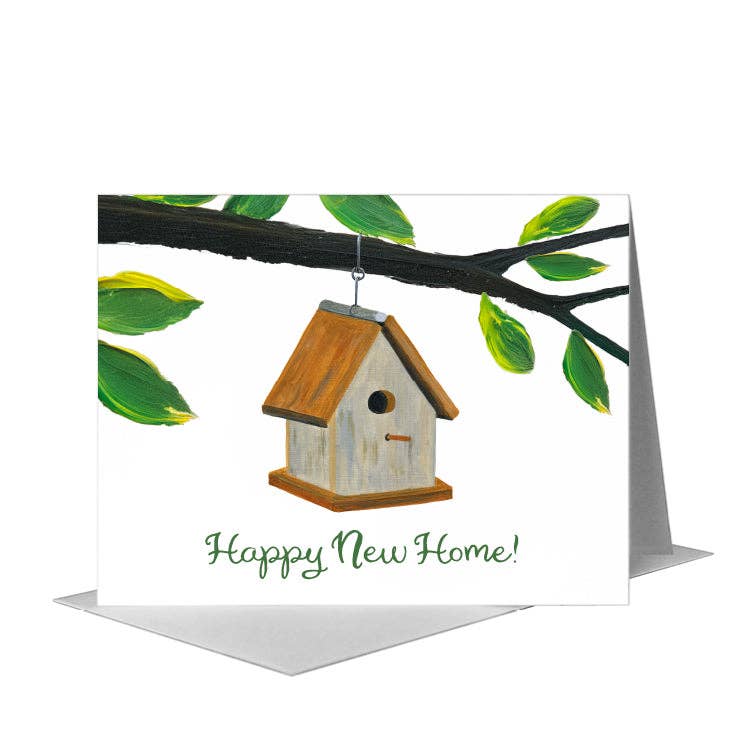 Birdhouse, Greeting Card (#8617F): EN Card