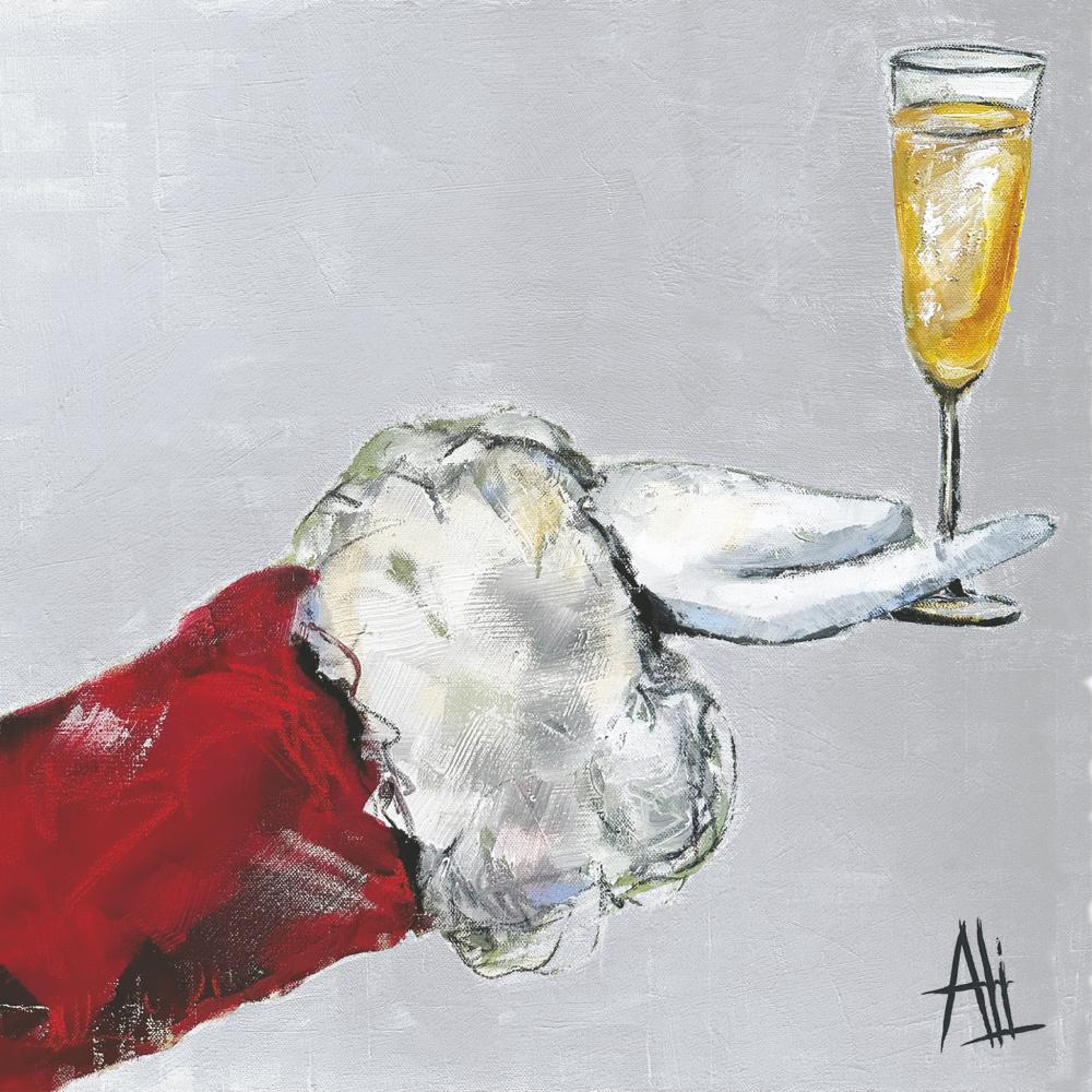 Bev - Cheers To Santa Cocktail Napkins
