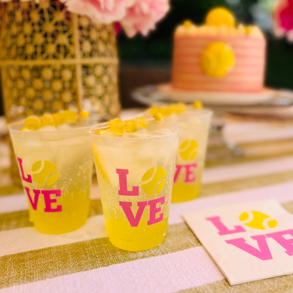 Tennis Love Cocktail Paper Napkins