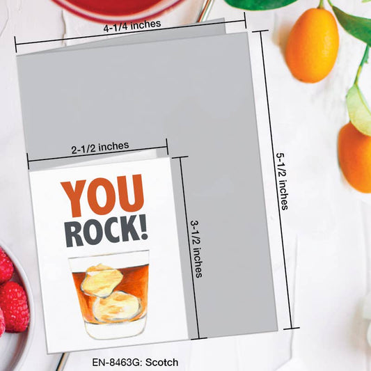 You Rock Scotch Card