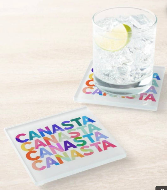 Canasta Canasta Canasta Art  Coaster Set   