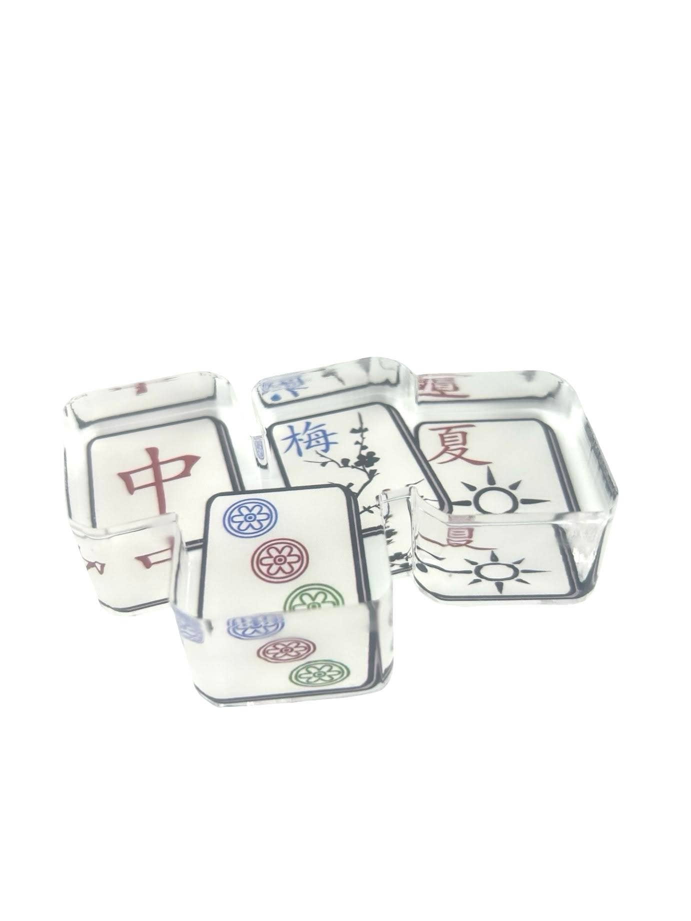 Acrylic Napkin Weight, Mahjong 4