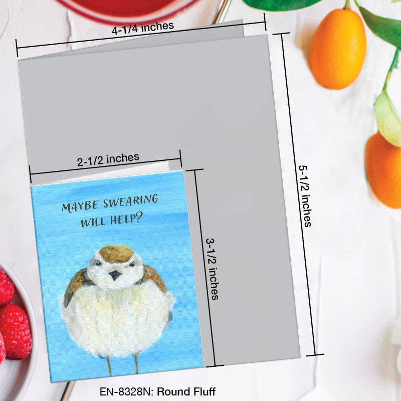 Round Fluff Card