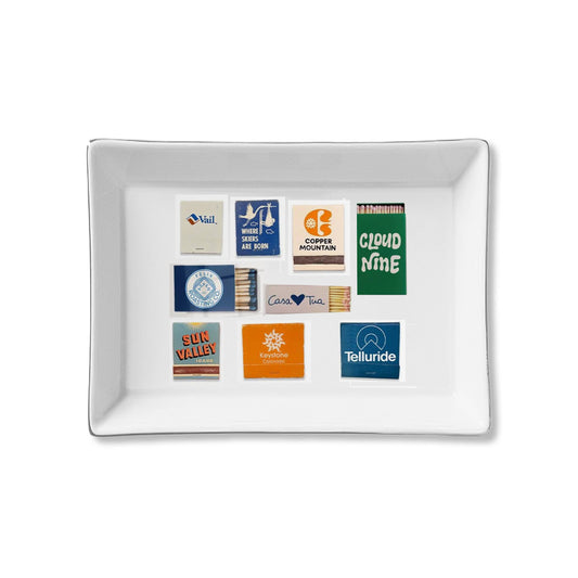 Ceramic Tray - Matches Ski Resorts