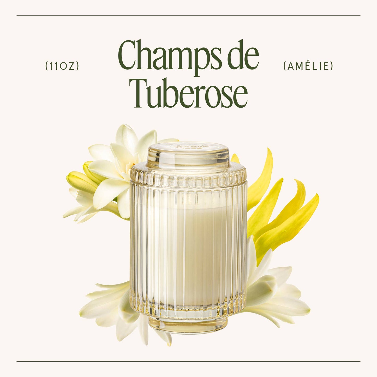 Amélie - Champs de Tuberose 11oz Candle Tester