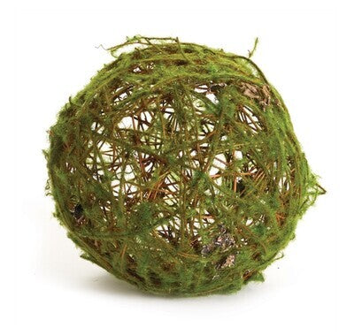 Mossy Wrapped Twig Orb 8"