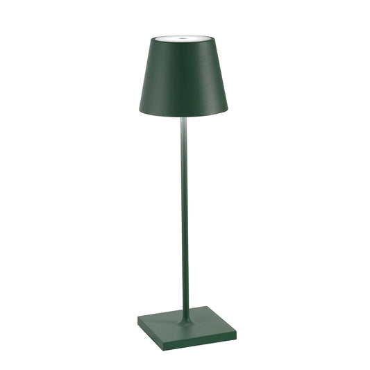 Poldina Cordless Table Lamp, Dark Green