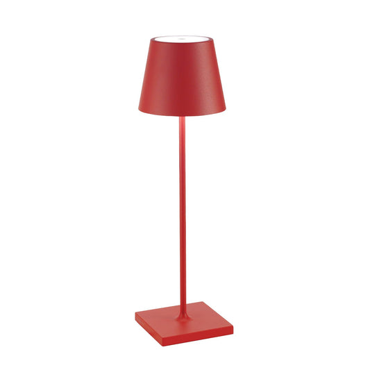 Poldina Cordless Table Lamp, Red