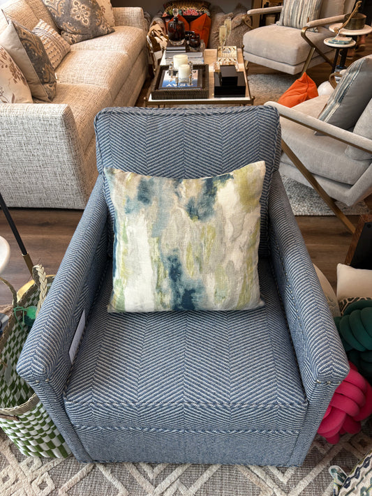 Abrash Atlantic Pillow, 20" x 20"