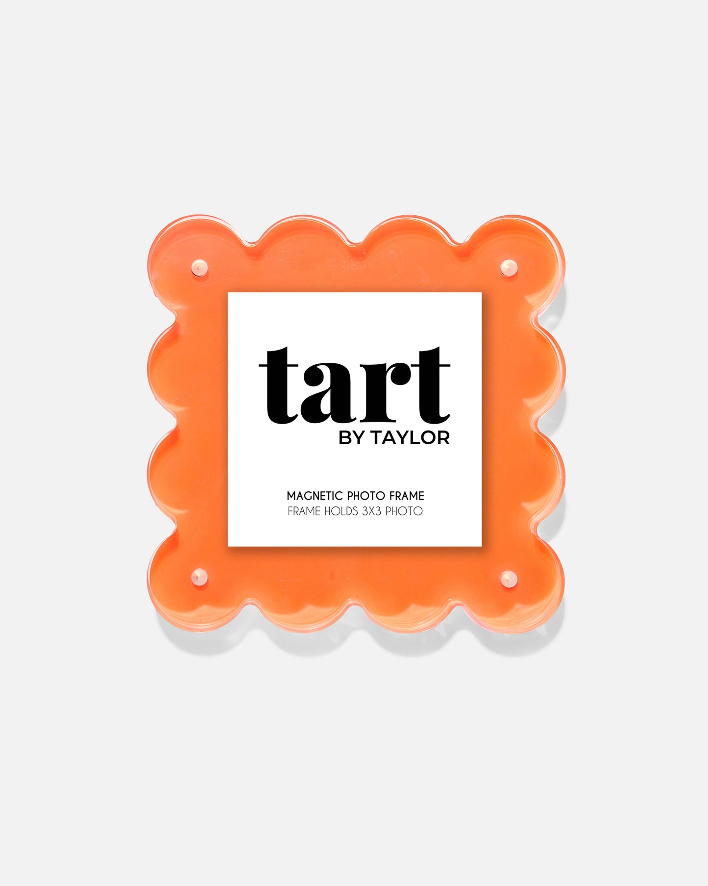 Neon Orange Mini Acrylic Picture Frame