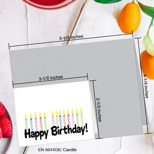 Candle, Greeting Card (8644GB): EN Card