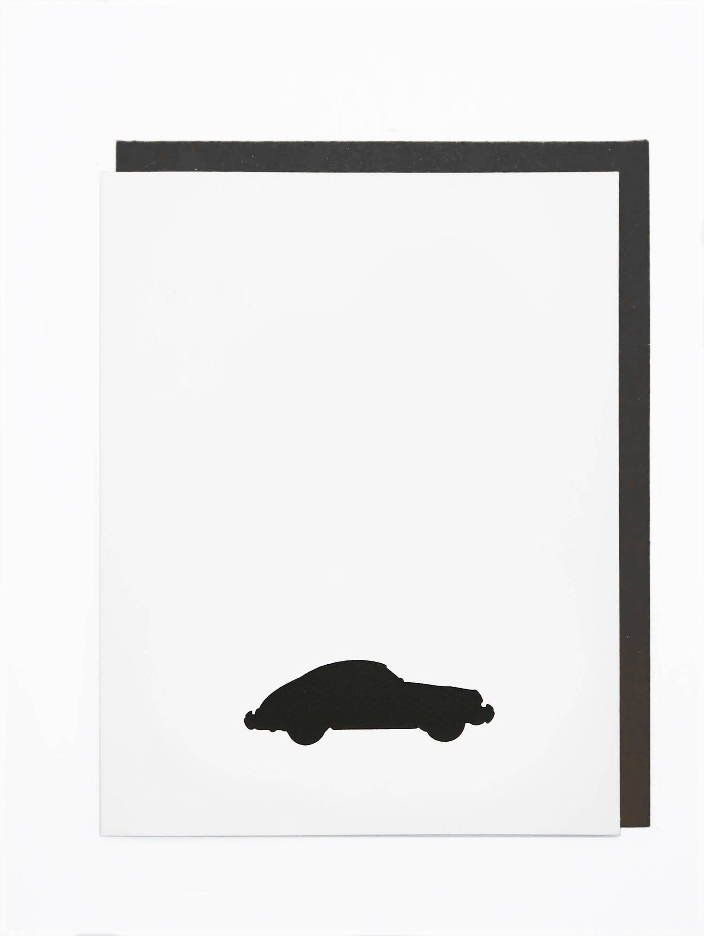 Dream Car Silhouette Letterpress