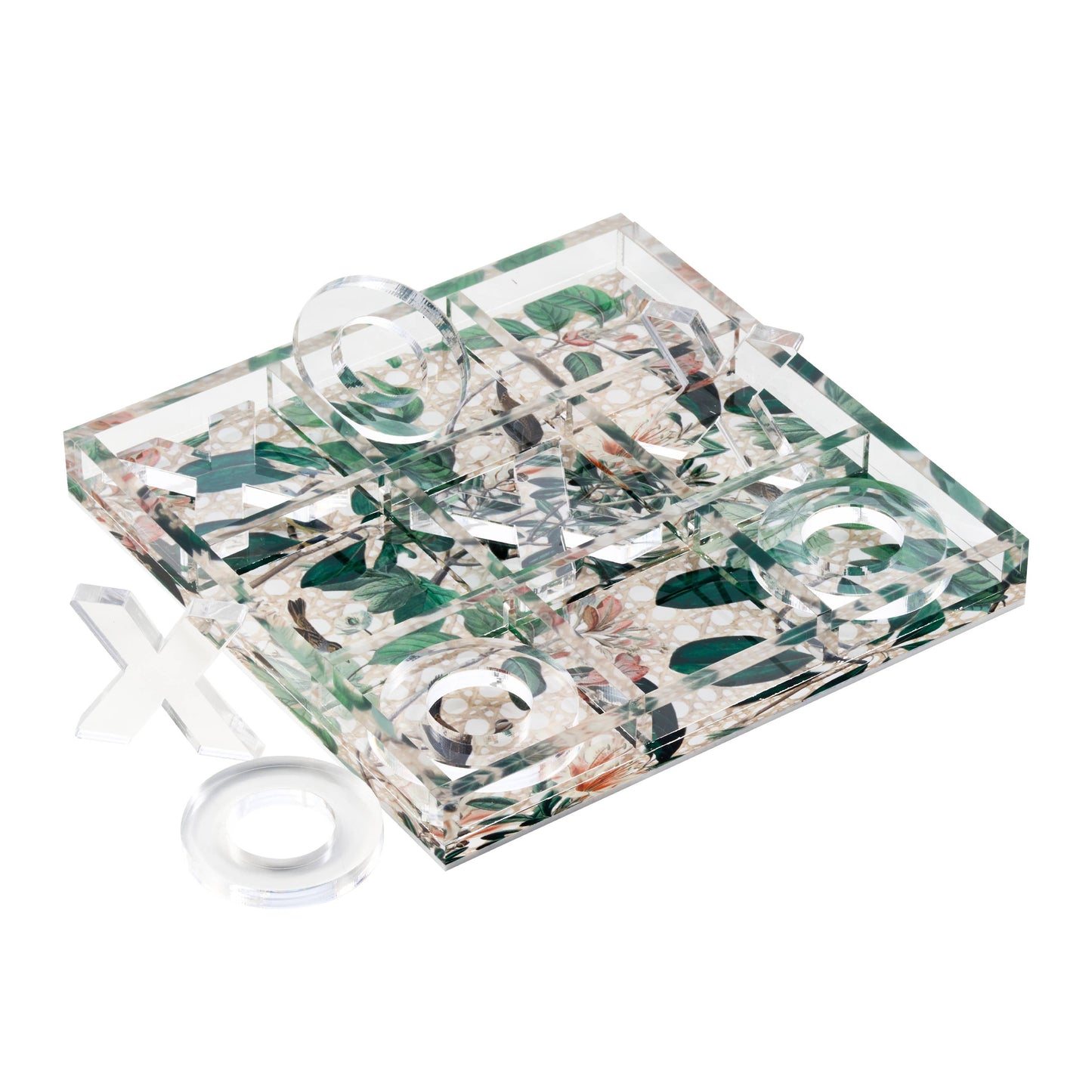 Game, Tic Tac Toe - Tropical Rattan