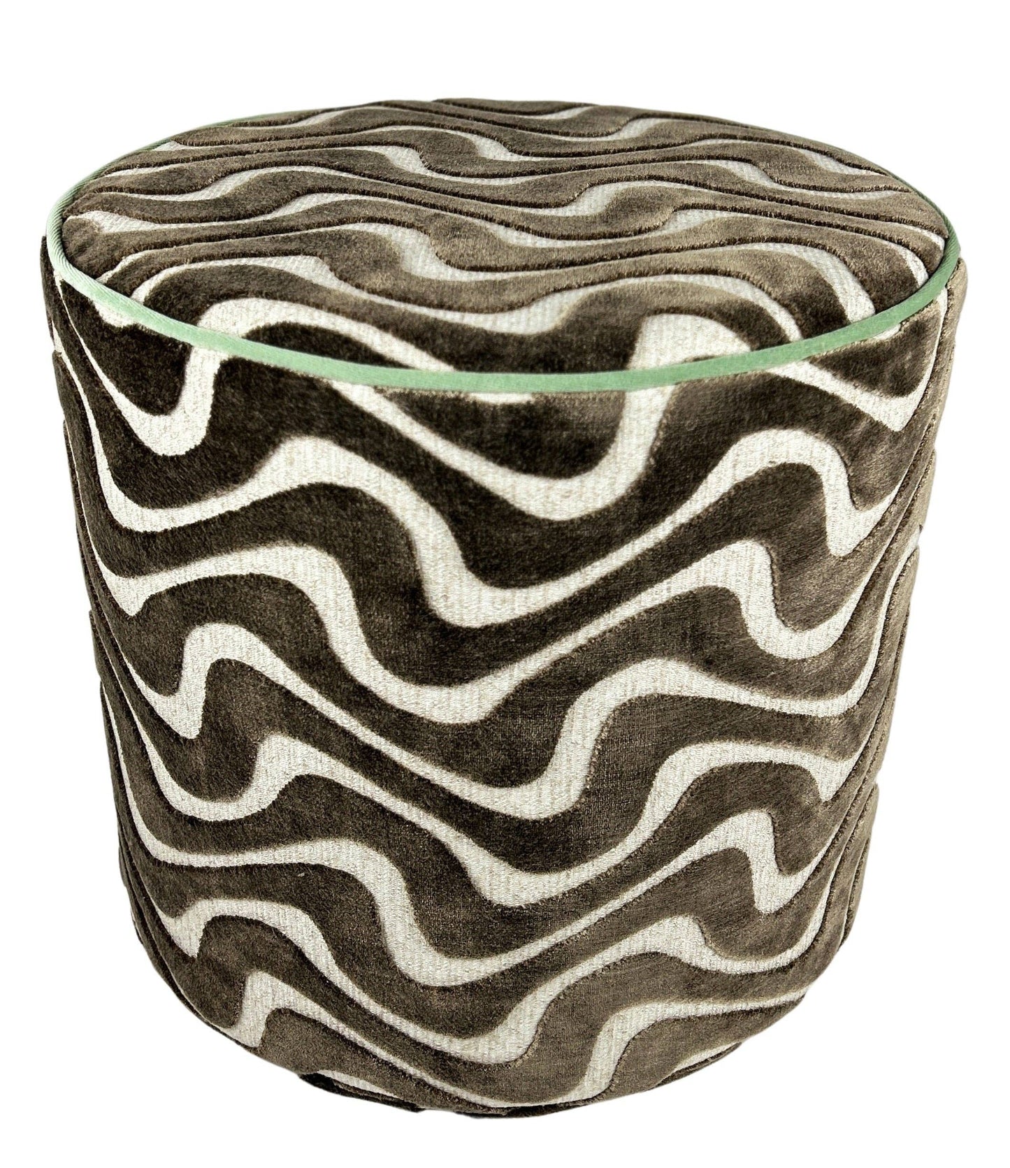 Perch Isabel - brown/beige stool w/ cord