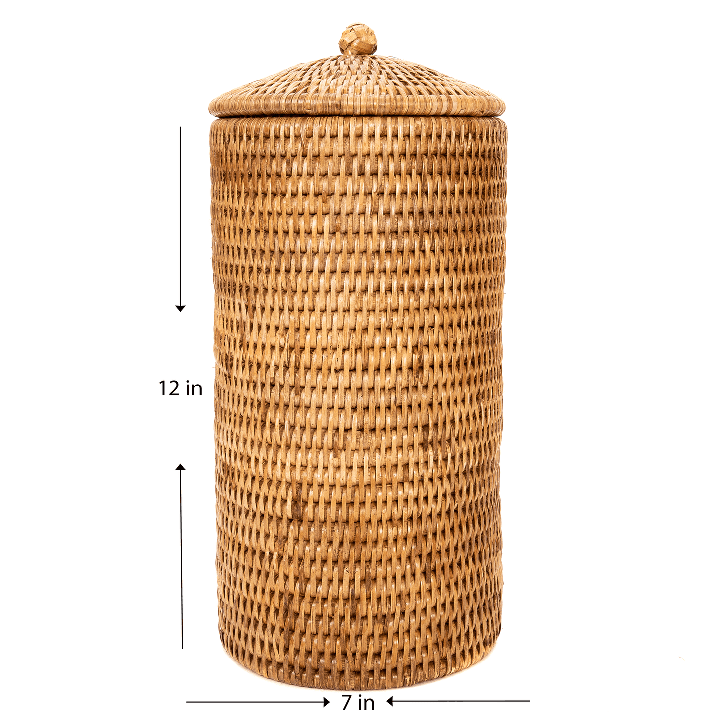Artifacts Rattan™ Double Toilet Roll Holder: Tudor Black