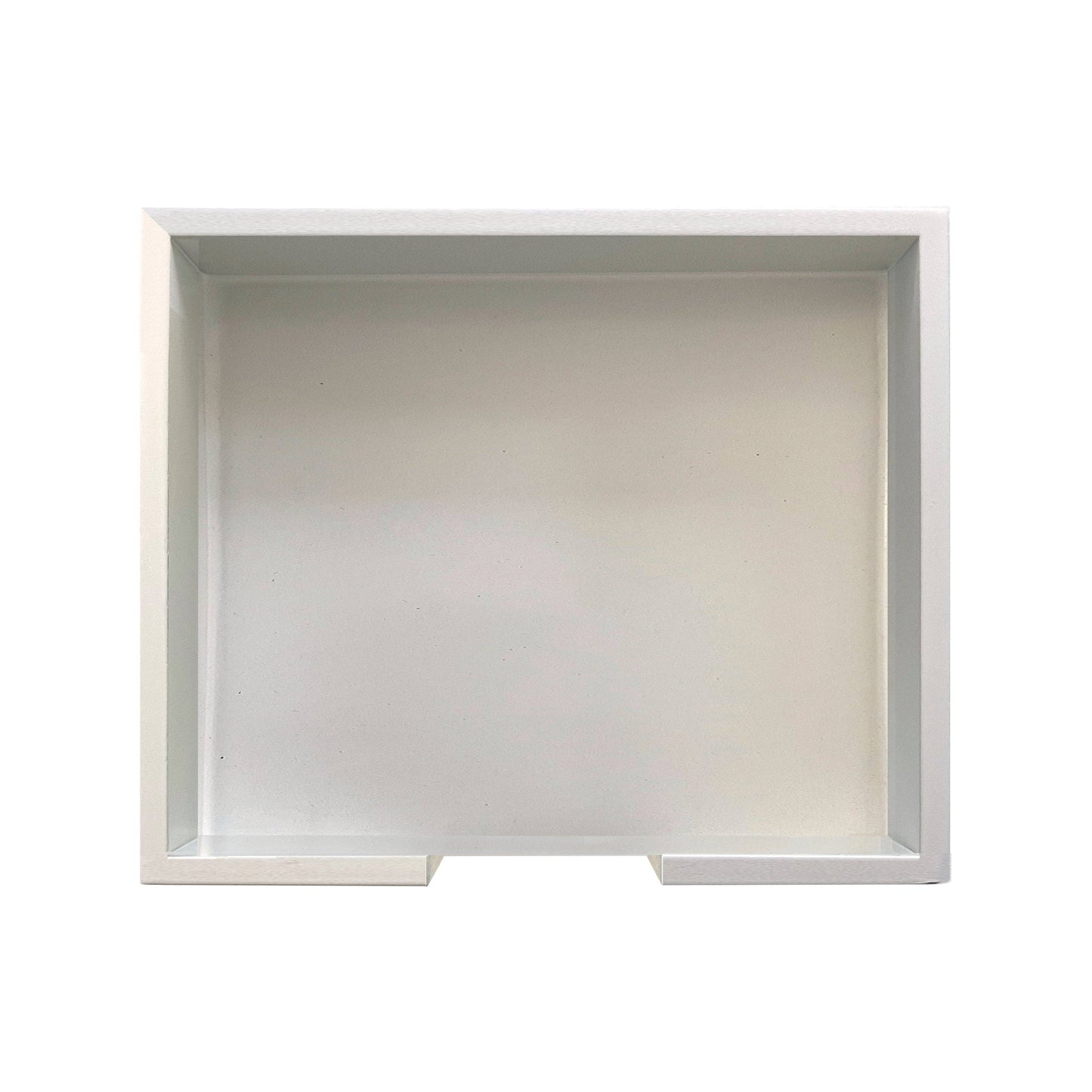 Large Neutral Lacquer Tray: Cream