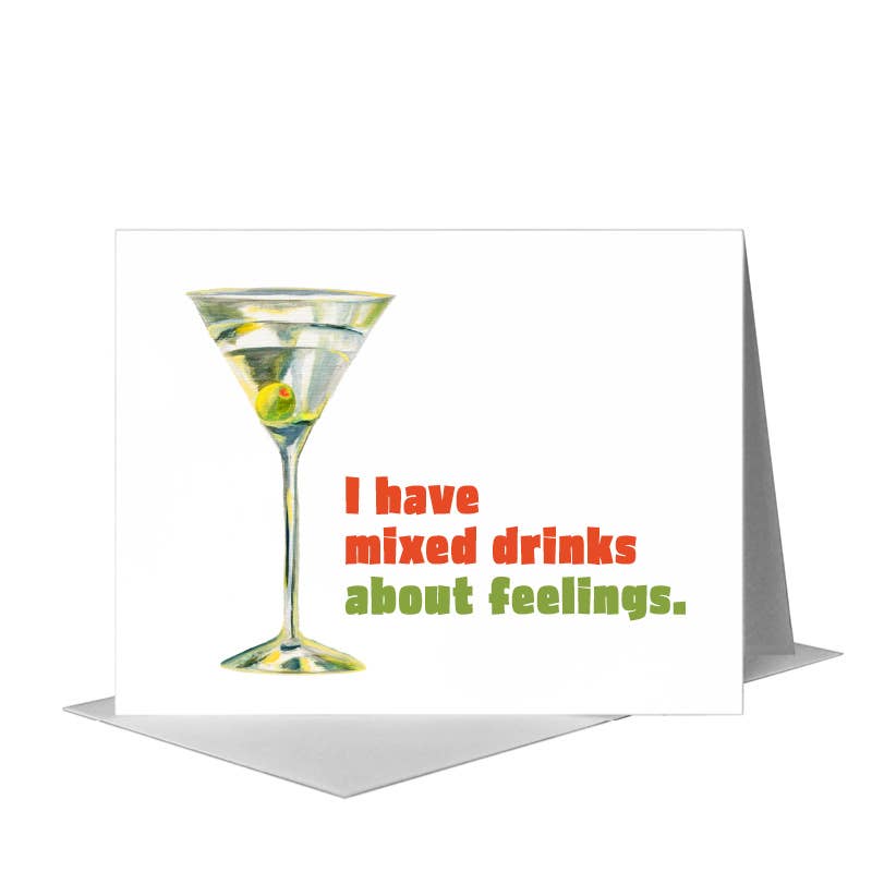 Martini, Greeting Card (7135W): EN Card