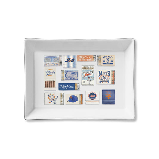 Ceramic Tray - NY Met's Matches