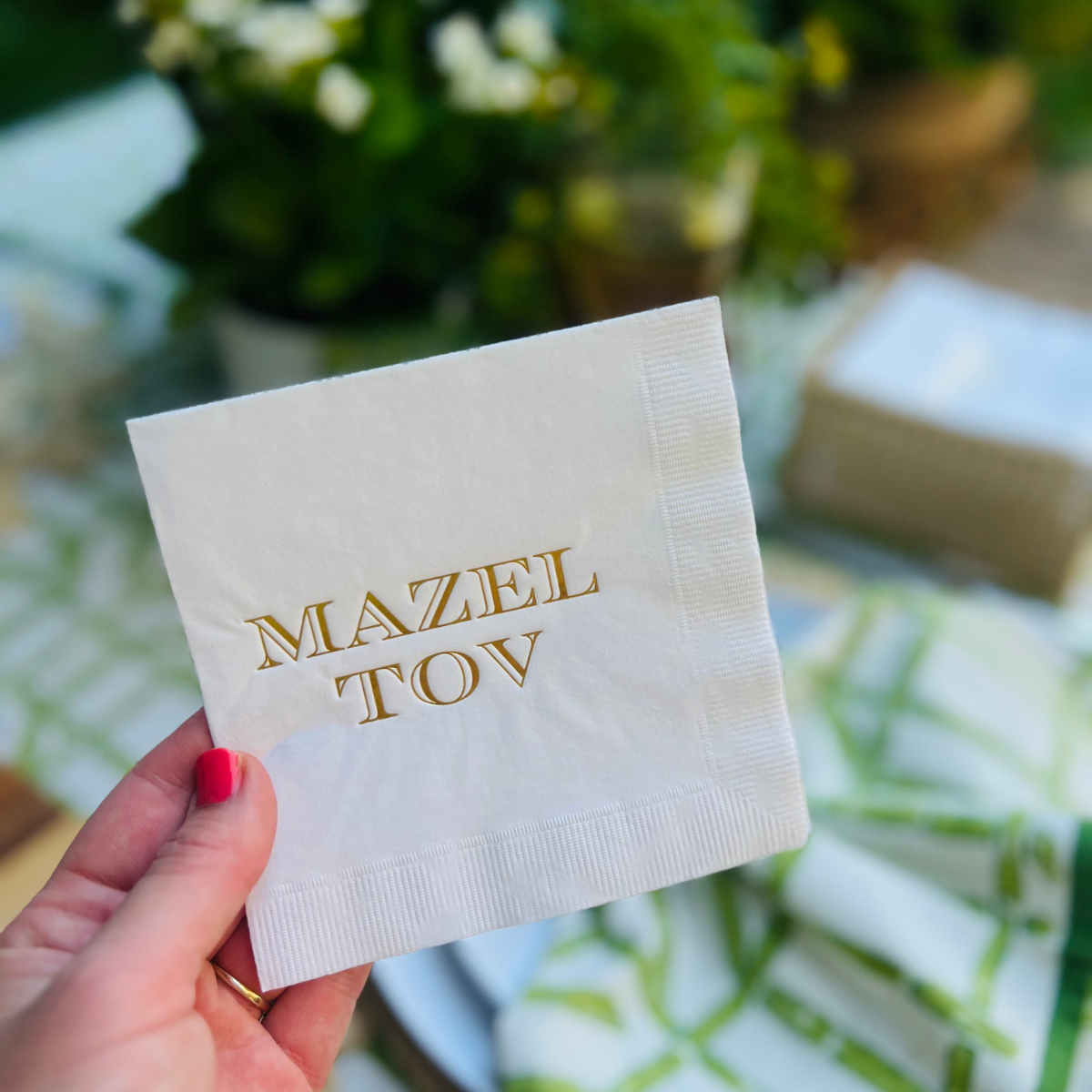 Mazel Tov Cocktail Paper Napkins