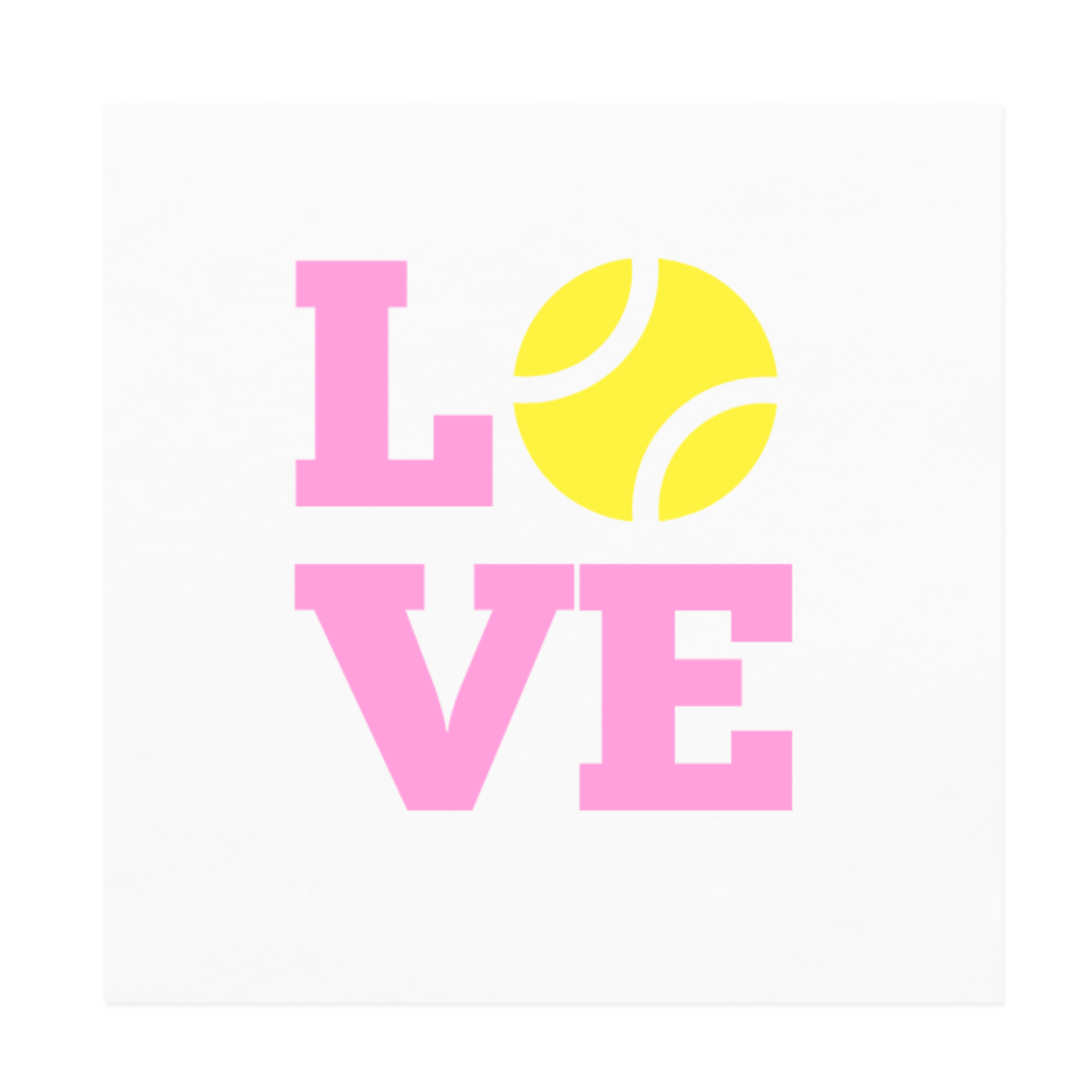 Tennis Love Cocktail Paper Napkins