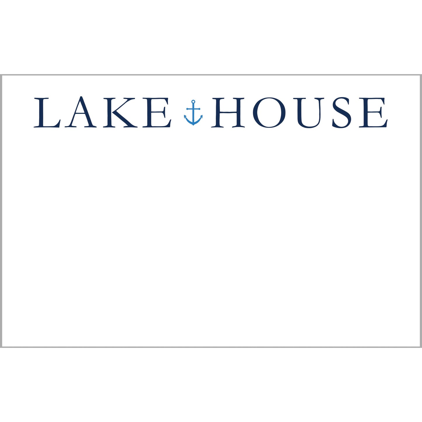 8.5x5.5 Lake House Slab Notepad