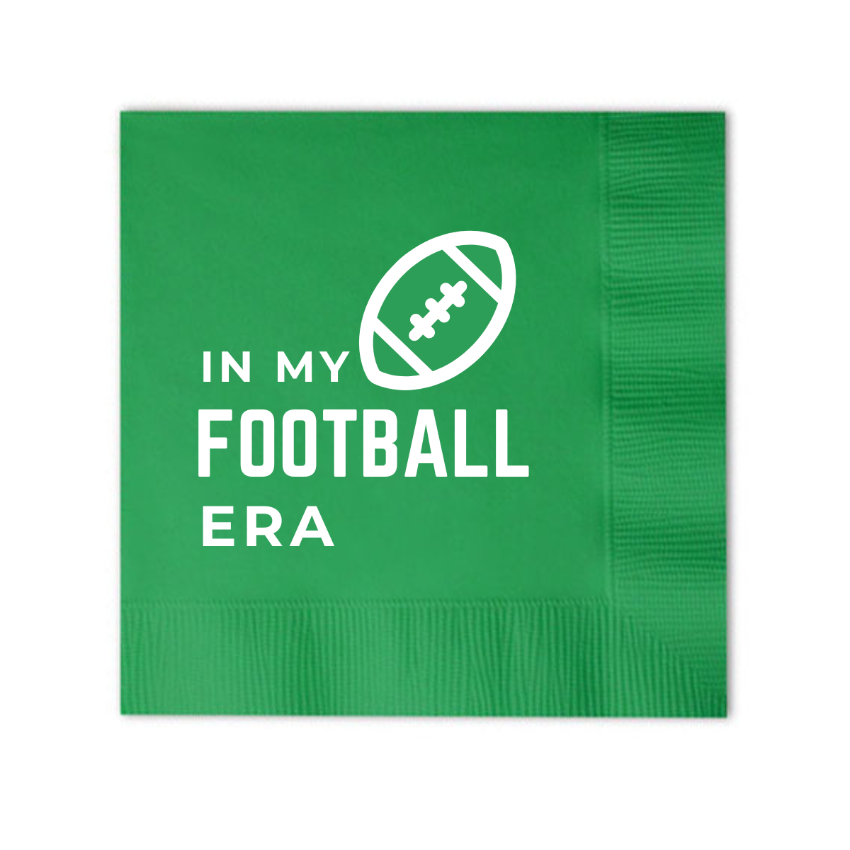 In My Football Era Game Day Paper Cocktail Napkins