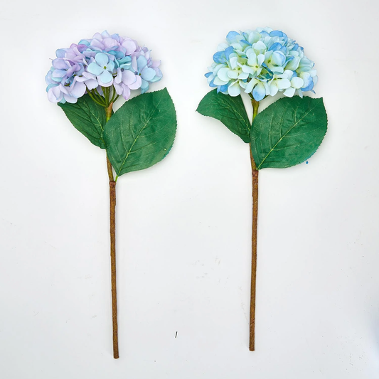Faux Hydrangea Stem light