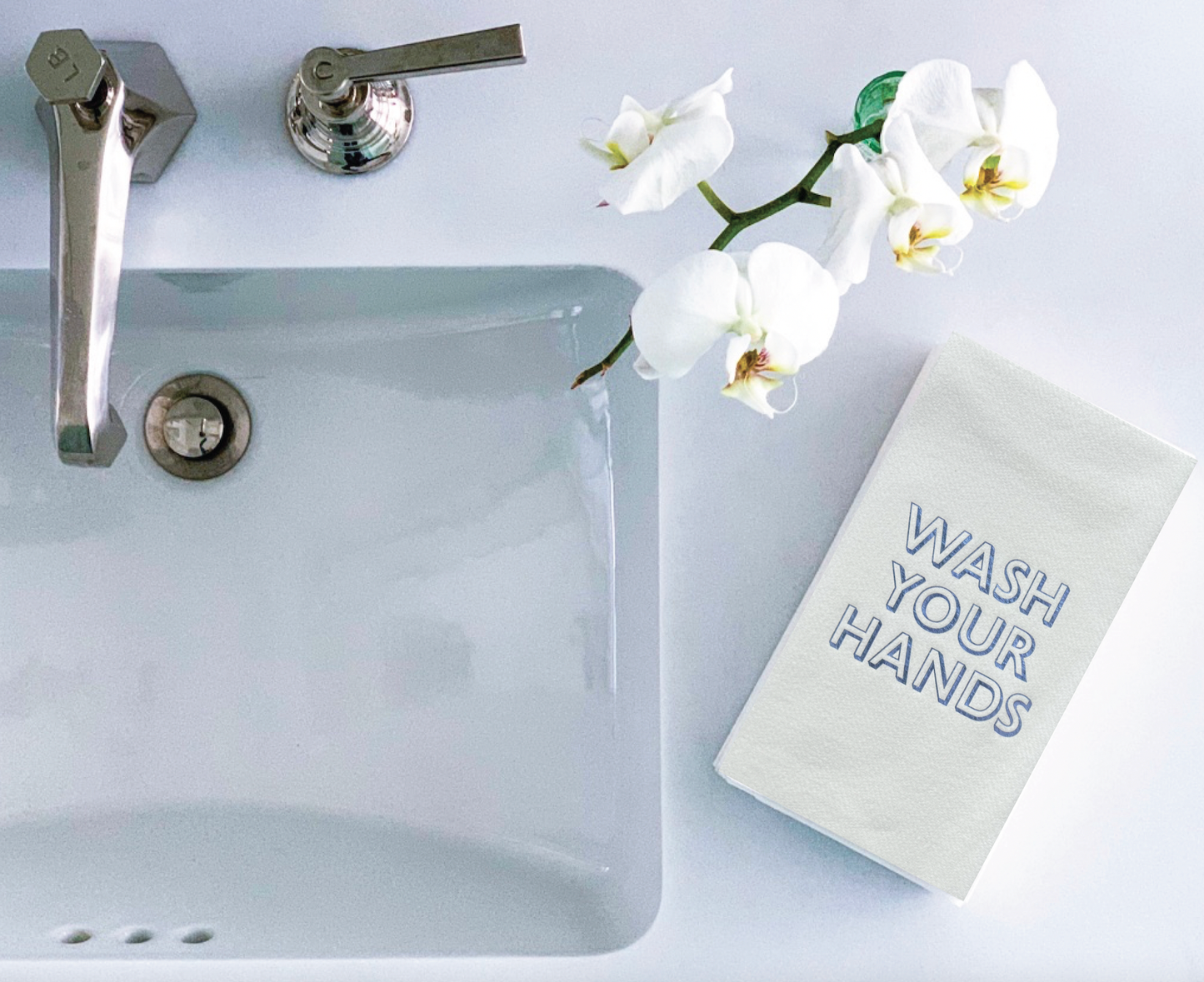 Cloth-Like Disposable Guest Towels: No Selfies in the Bathroom
