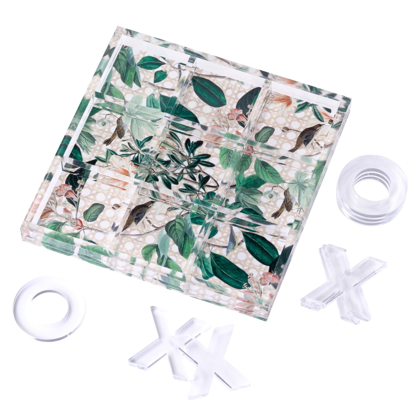 Game, Tic Tac Toe - Tropical Rattan