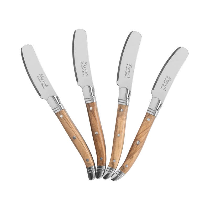 Connoisseur Laguiole Spreaders Olive Wood