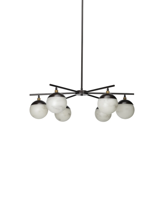 Metro Six Light Chandelier