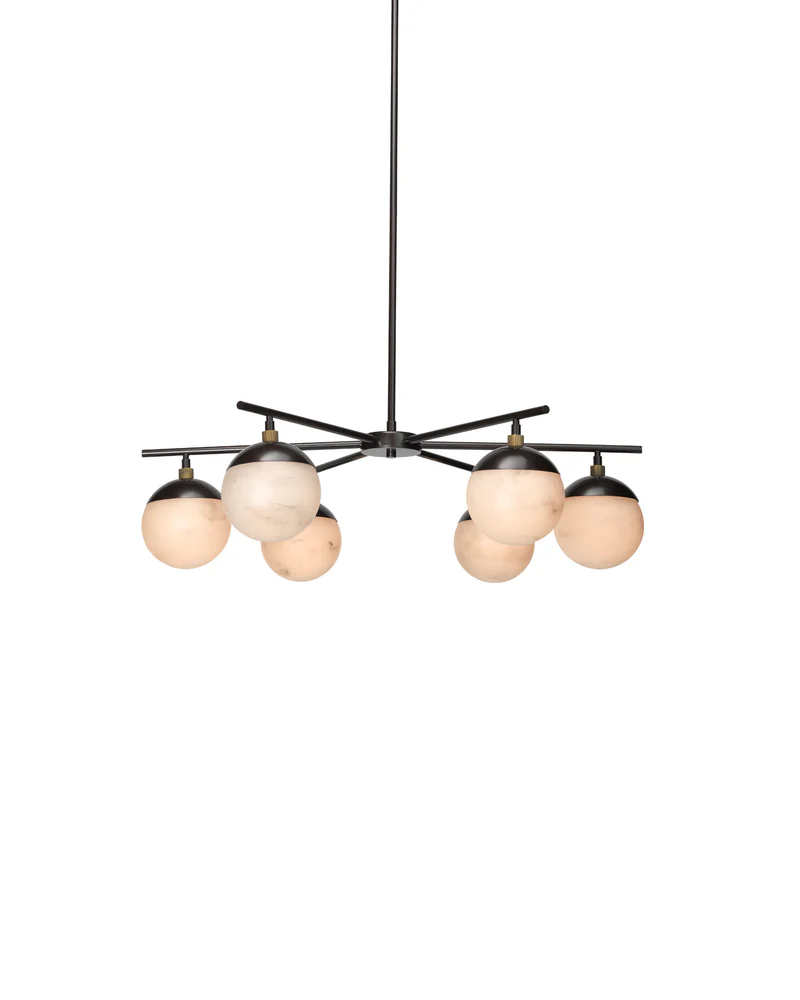 Metro Six Light Chandelier