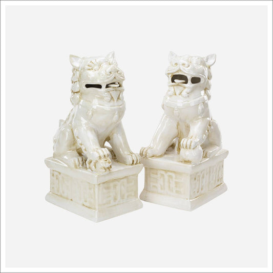 Fu Dogs Bookends, Set of 2
