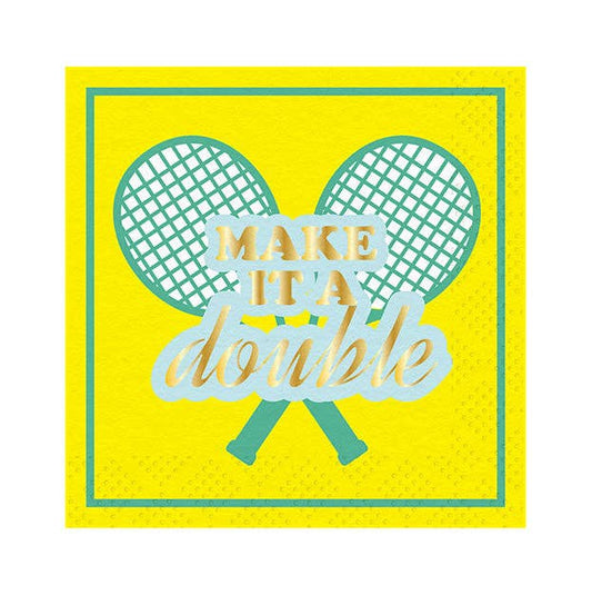 Make It A Double Cocktail Napkins/40pk