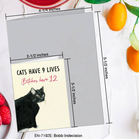 Bobb Indecision, Greeting Card (7192E): EN Card