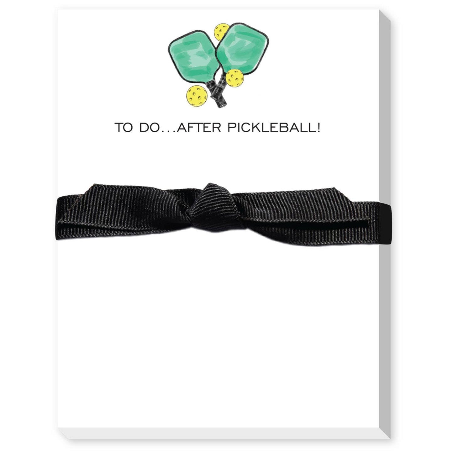 TO DO AFTER PICKLEBALL MINI NOTEPAD - Donovan Designs Charm: BLUE/GREEN PADDLE