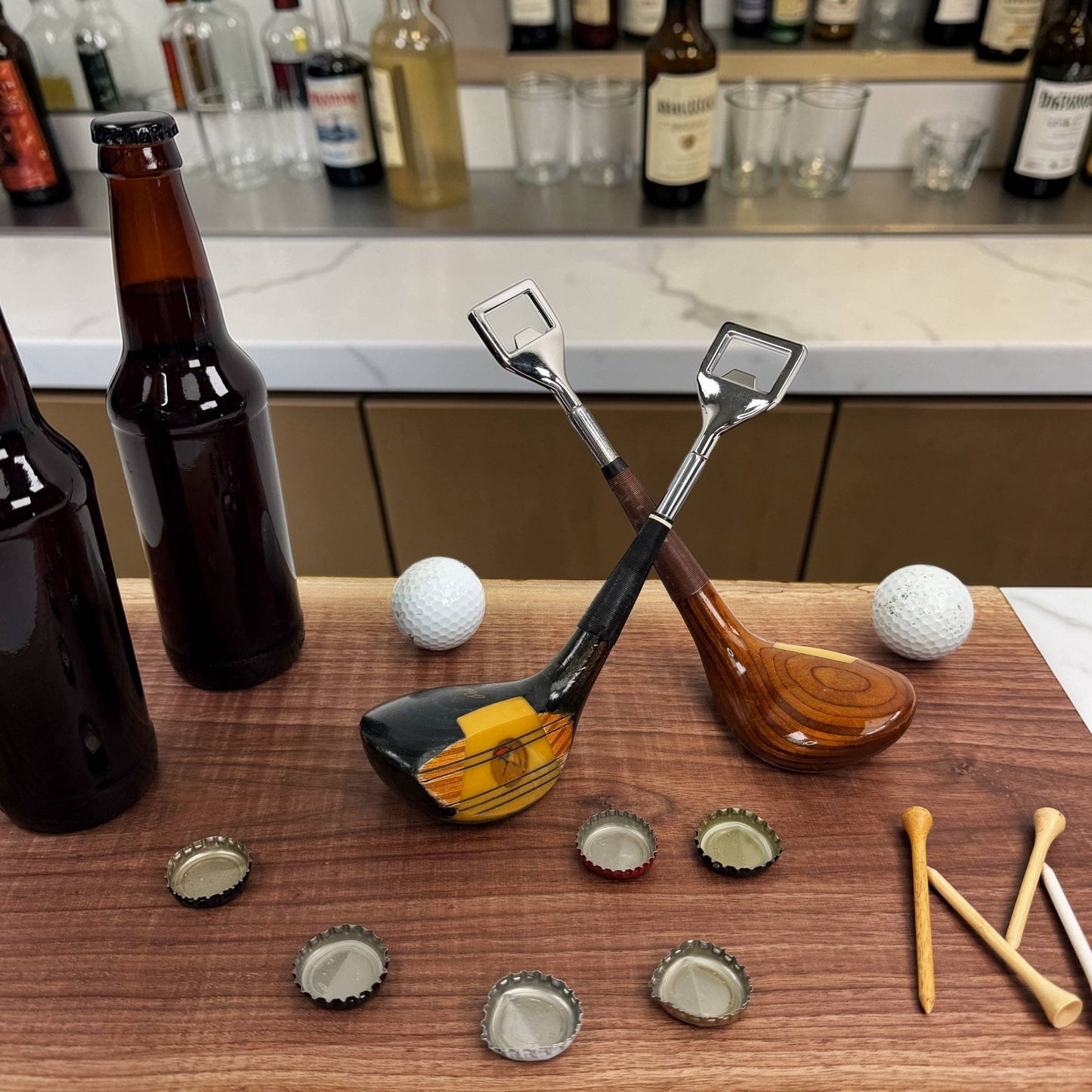Antique Golf Club Beer Bottle Opener